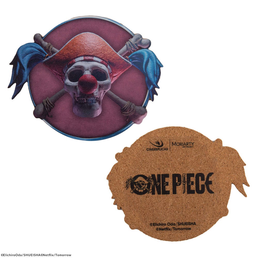 One Piece Coaster 4-Pack Characters #1 - Loaded Dice