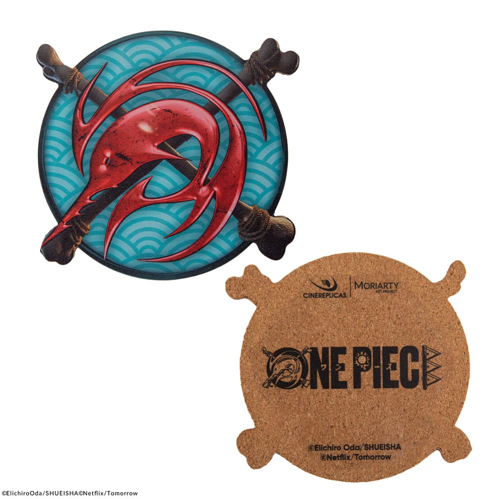 One Piece Coaster 4-Pack Characters #1 - Loaded Dice