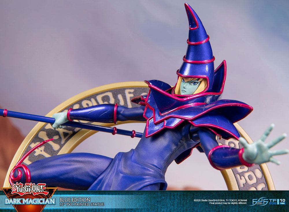 Yu-Gi-Oh! PVC Statue Dark Magician Blue Version 29cm - Loaded Dice Barry Vale of Glamorgan CF64 3HD
