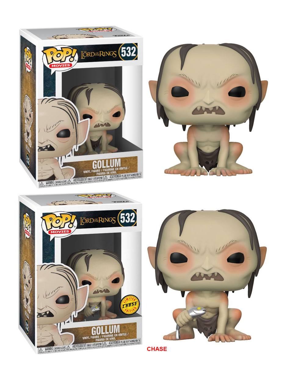 Lord of the Rings Funko POP! Gollum 9cm & Chase Variant (532) - Loaded Dice
