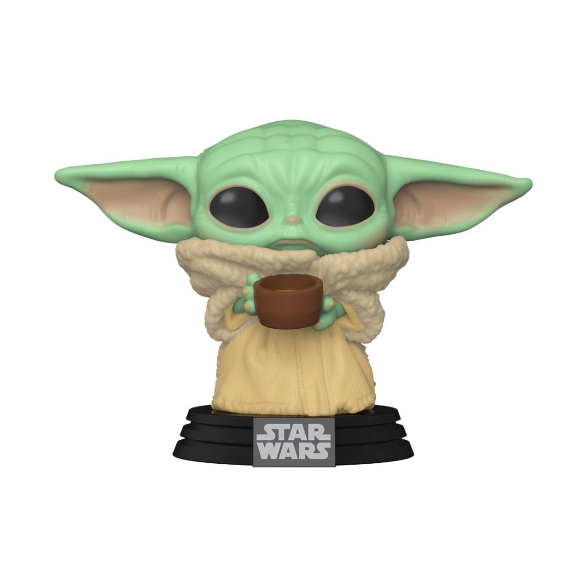 The Mandalorian POP! Star Wars Vinyl Figure The Child w/ Cup 9 cm