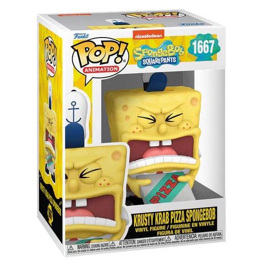 SpongeBob SquarePants 25th Anniversary Funko POP! Spongebob with Pizza 9cm - Loaded Dice
