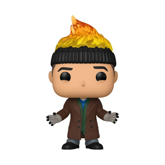 Funko Pop! Movies Home Alone 2 Harry vinyl figure with his hat on fire, out of the box