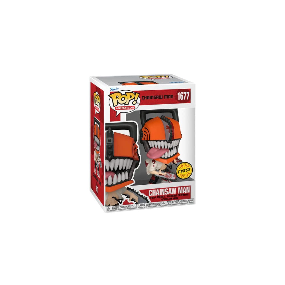 Chainsaw Man POP! Animation Vinyl Figures Chainsaw Man (BD) 9 cm – Sealed Case of 6 (with Chase chance)