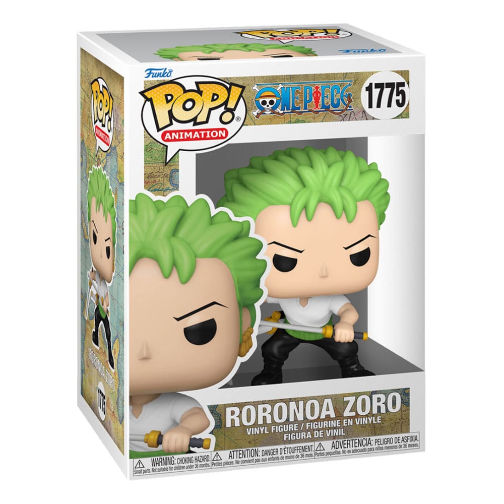 One Piece POP! Animation Vinyl Figures Zoro (Refresh) 9 cm – Sealed Case of 6 (with Chase chance)