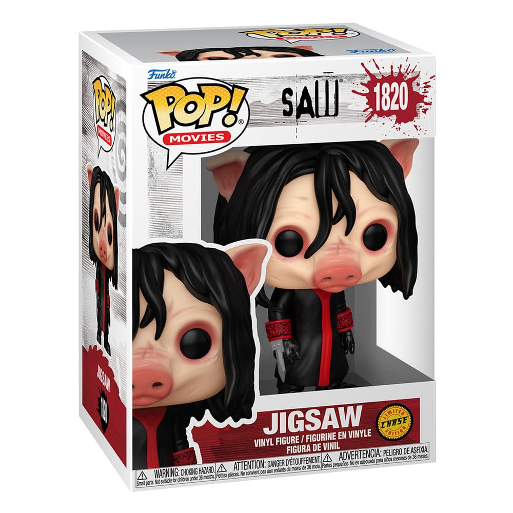 Saw POP! Movies Vinyl Figure Jigsaw 9 cm – Sealed Case of 6 (with Chase chance)