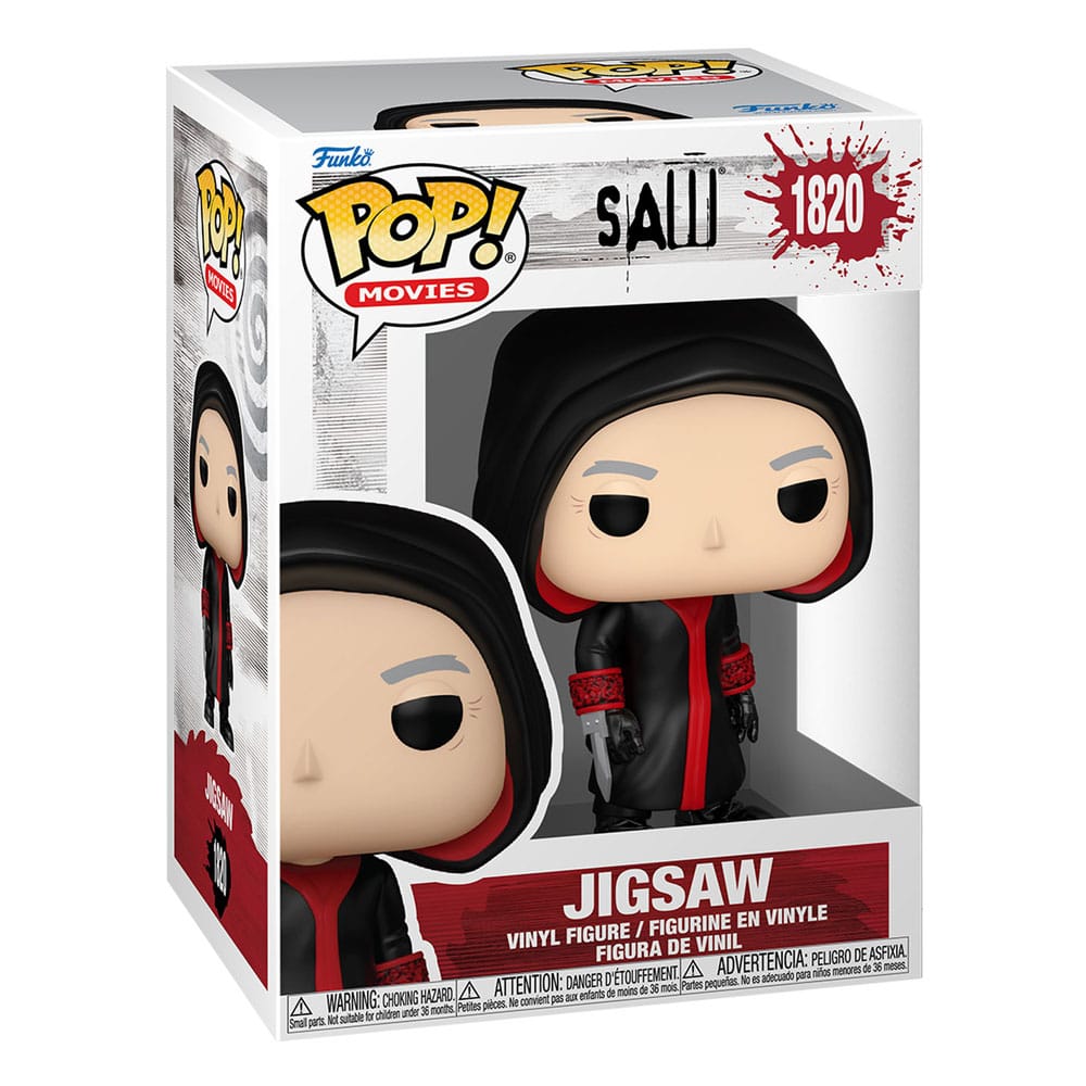 Saw POP! Movies Vinyl Figure Jigsaw 9 cm – Sealed Case of 6 (with Chase chance)