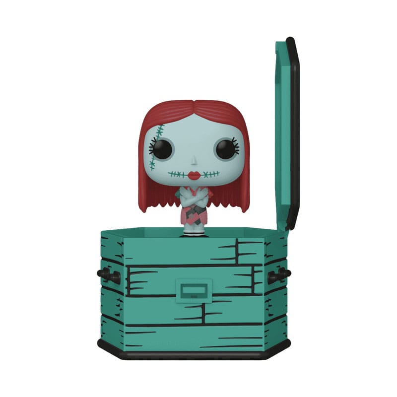 The Nightmare Before Christmas Coffin Pocket POP! Vinyl Figure Sally Sewing 6 cm