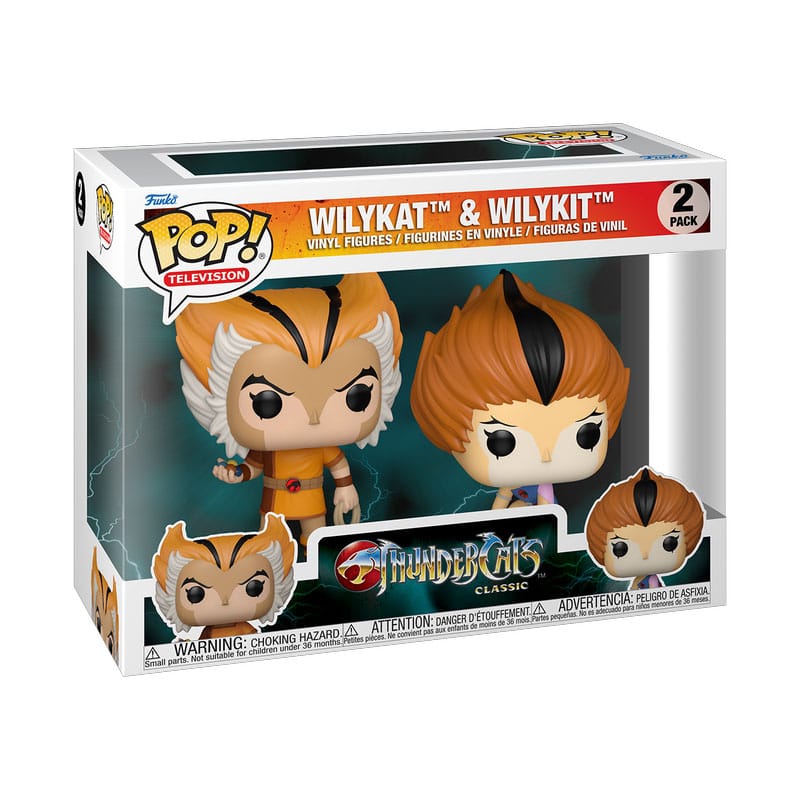 Thundercats Funko POP! 2-Pack Wilykat & Wilykit 9cm - Loaded Dice