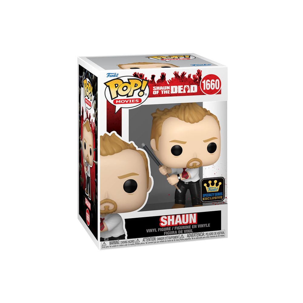 Shaun of the Dead POP! Animation Vinyl Figure Shaun (BD) 9 cm – Sealed Case of 6 (with Chase chance)