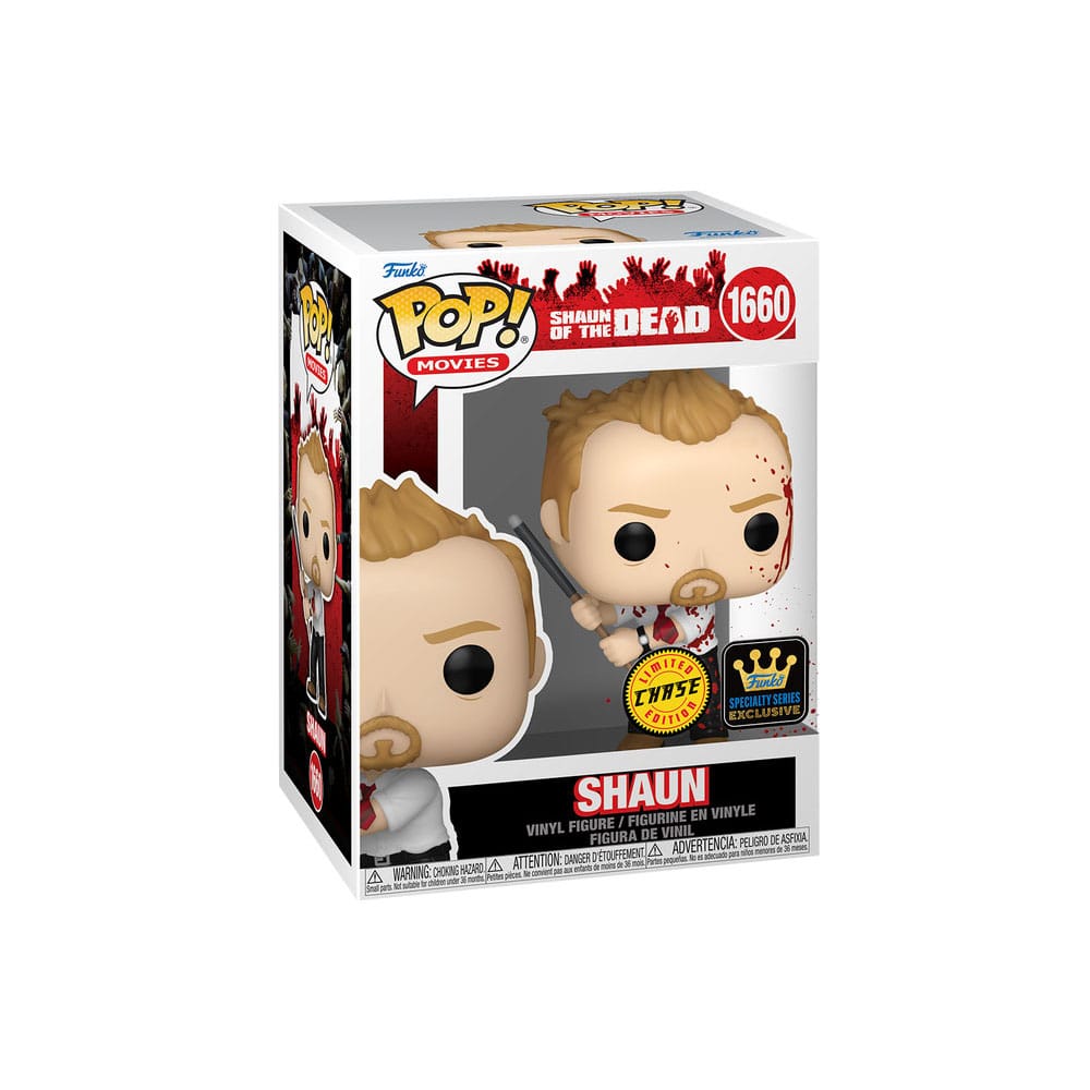 Shaun of the Dead POP! Animation Vinyl Figure Shaun (BD) 9 cm – Sealed Case of 6 (with Chase chance)