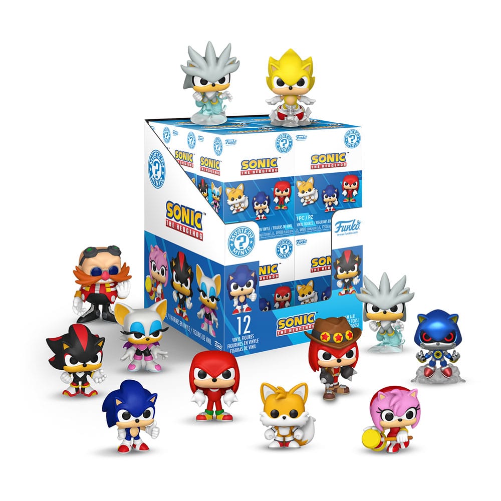 Sonic - The Hedgehog Mini Figures PDQ 5 cm Display (12)