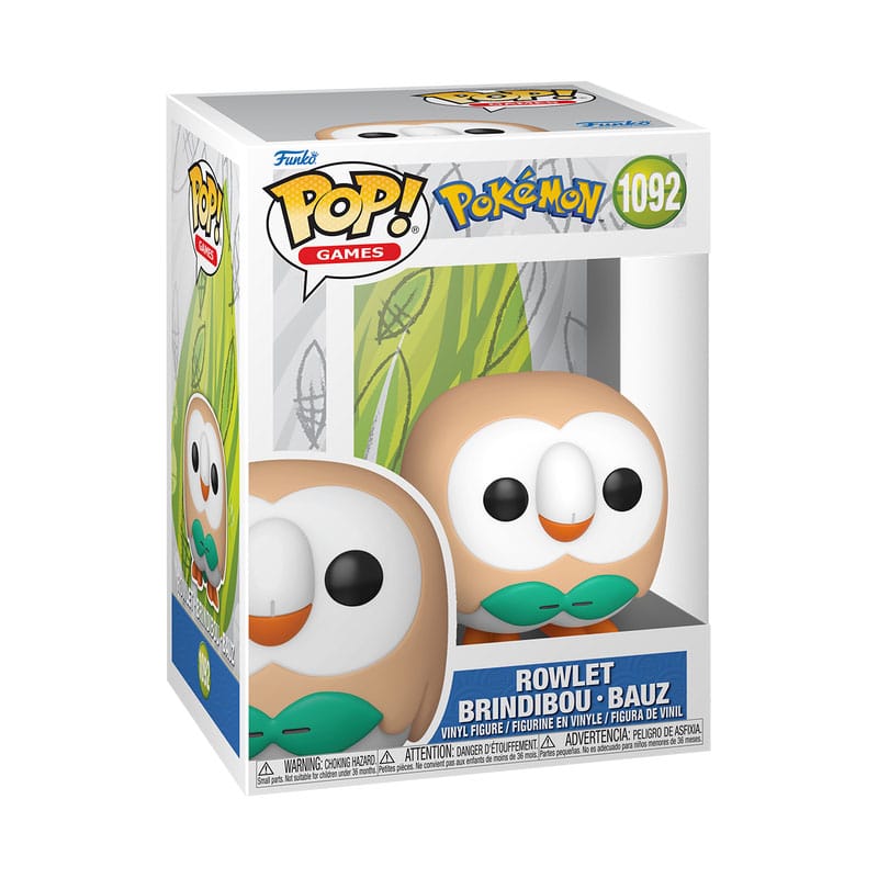 Pokemon Funko POP! Rowlet 9cm - Loaded Dice