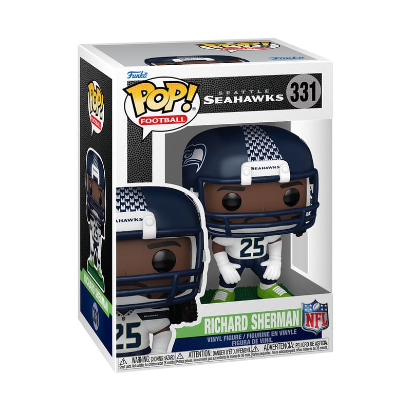 NFL: Legends POP! Sports Vinyl Figure Legends- Richard Sherman(Seahawks) 9 cm