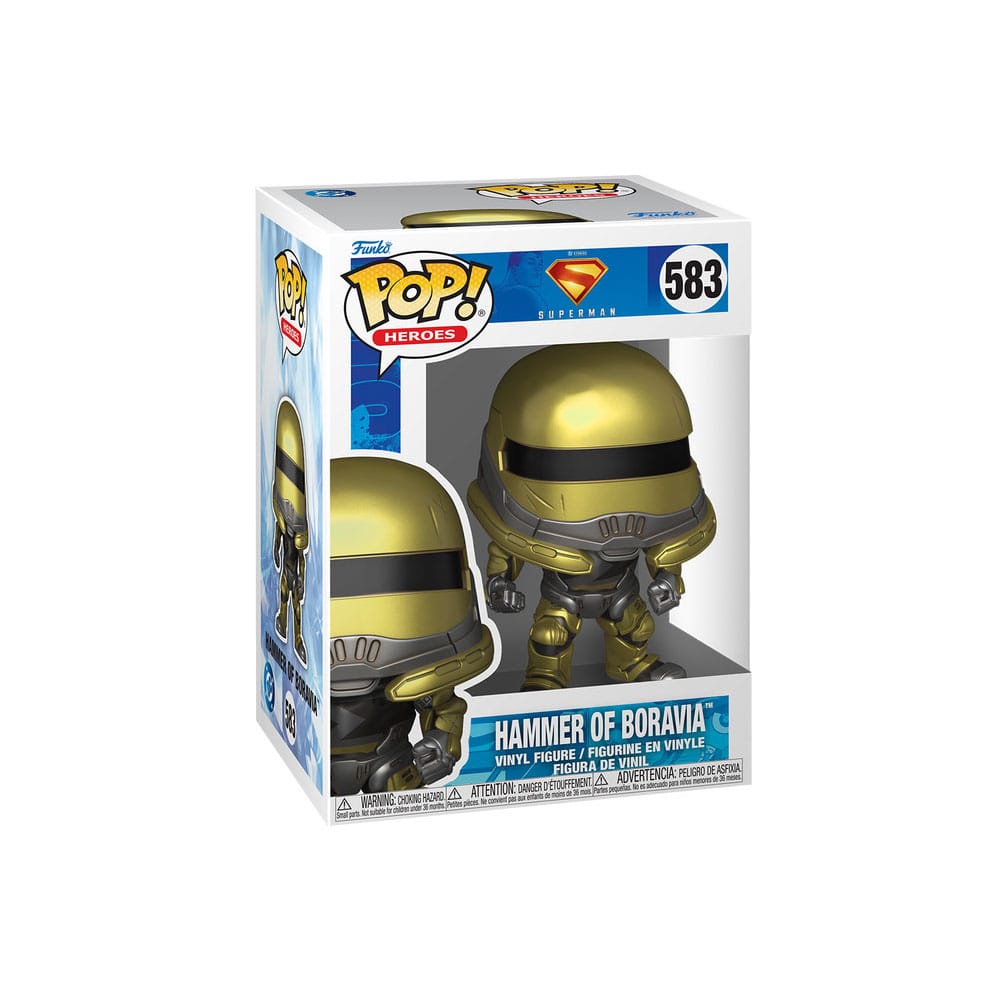 Superman (2025) POP! Animation Vinyl Figures Hammer of Boravia 9 cm – Sealed Case of 6 (with Chase chance)