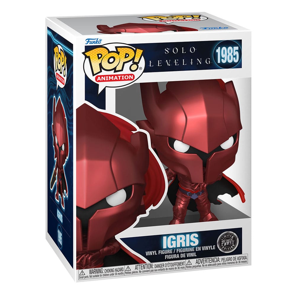 Solo Leveling POP! Animation Vinyl Figure Igris 9 cm – Sealed Case of 6 (with Chase chance)