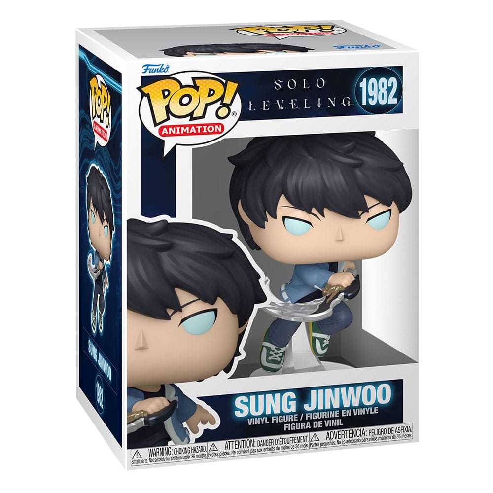 Solo Leveling POP! Animation Vinyl Figure Sung Jinwoo 9 cm – Sealed Case of 6 (with Chase chance)