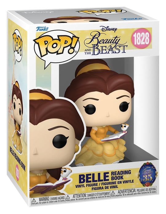 Beauty and the Beast POP! Disney Vinyl Figure Readers- Belle w/Book 9 cm