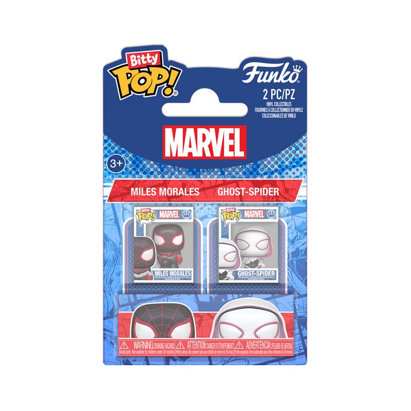 Spider-Man Bitty POP! Vinyl Figure 2-Pack MilesM&SGwen 2,5 cm