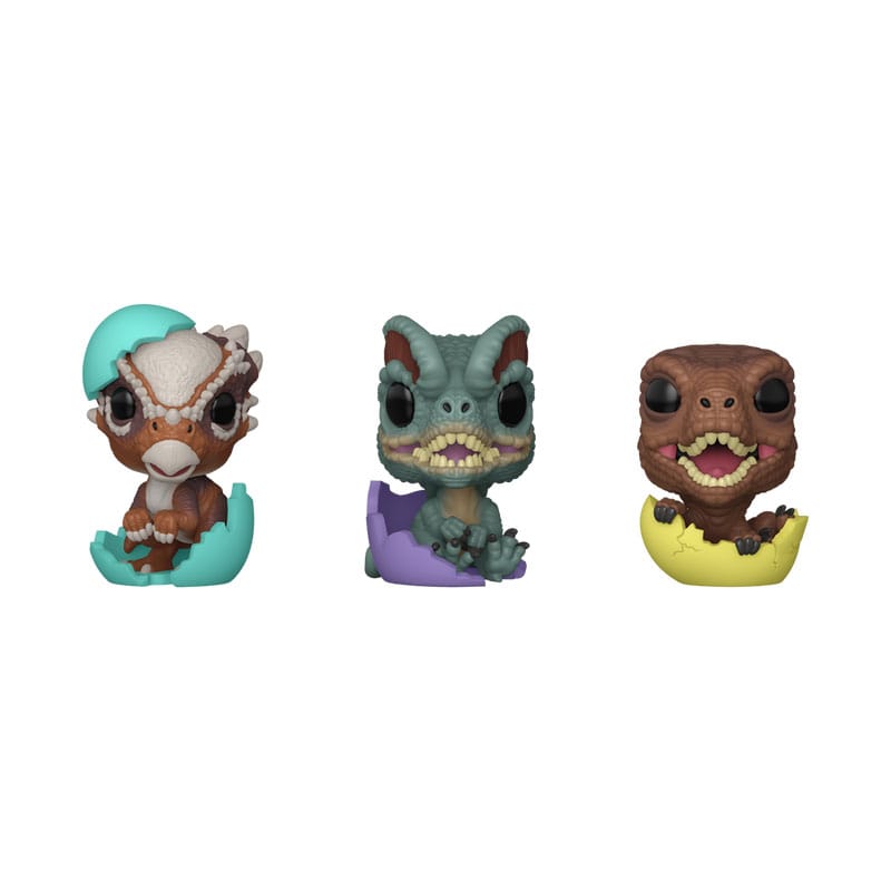 Jurassic Park Pocket POP! Vinyl Figure Easter Egg 3-Pack Dinos 4 cm