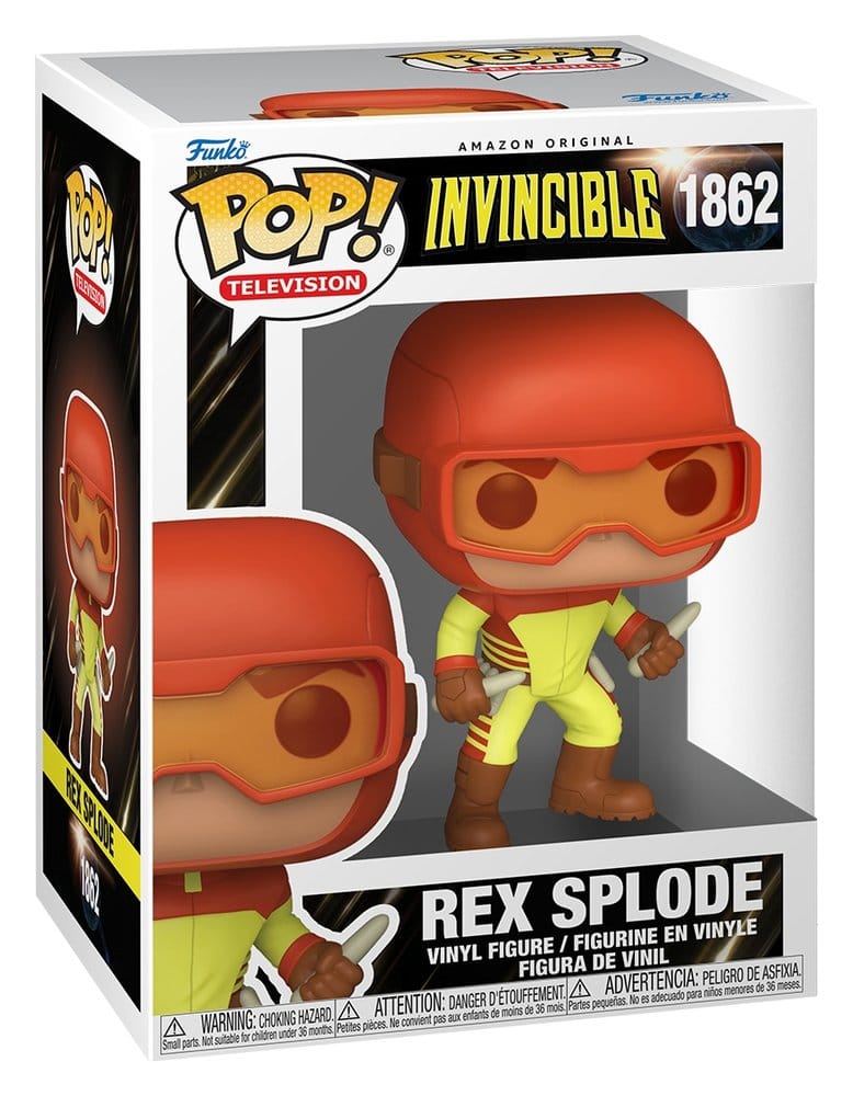 Invincible 2 POP! Vinyl Figures Rex Splode 9 cm – Sealed Case of 6 (with Chase chance)