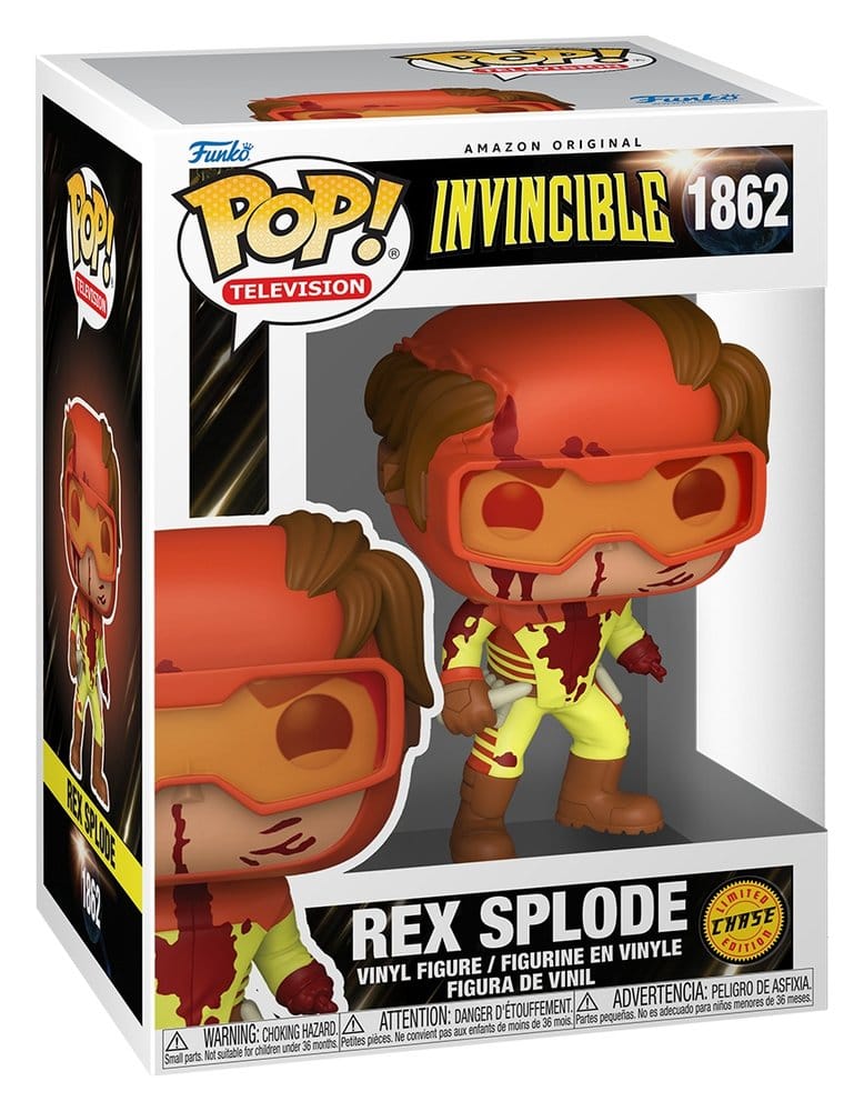 Invincible 2 POP! Vinyl Figures Rex Splode 9 cm – Sealed Case of 6 (with Chase chance)