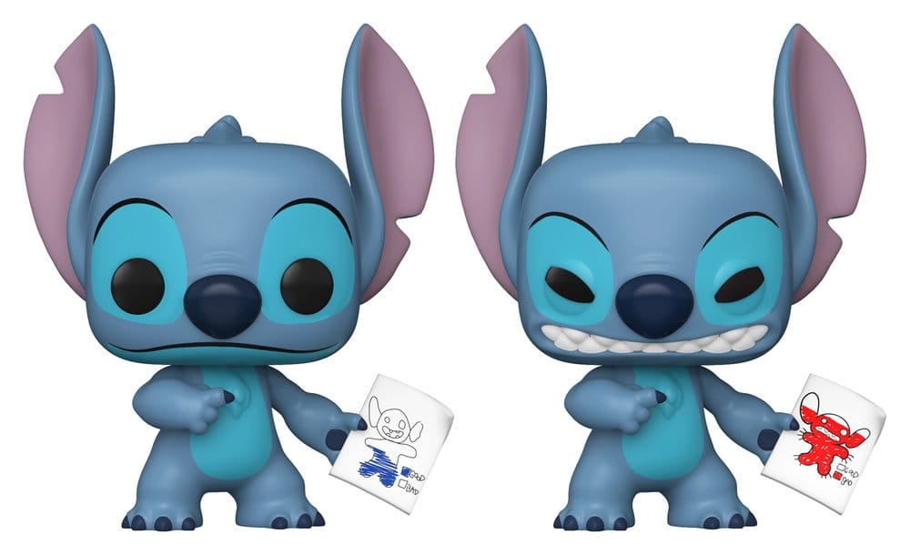 Lilo & Stitch POP! Vinyl Figure Stitch with Mood Chart 9 cm – Sealed Case of 6 (with Chase chance)