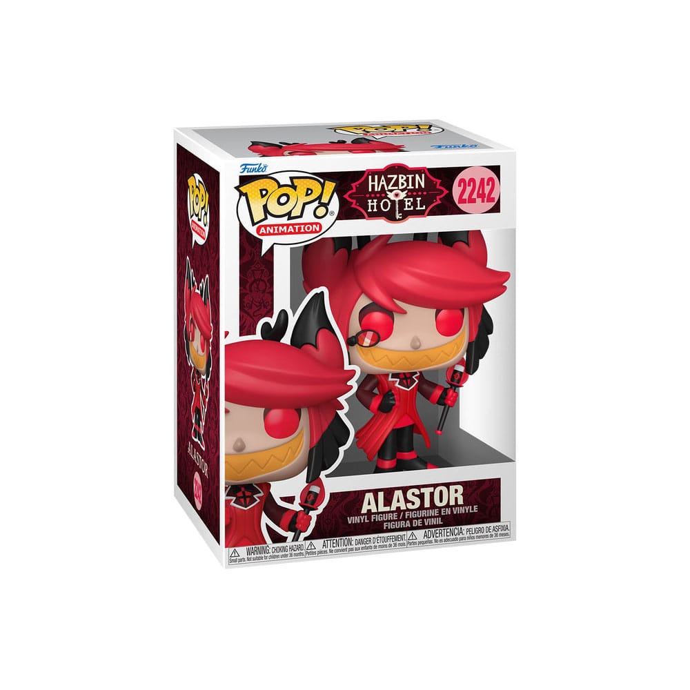 Hazbin Hotel POP! Vinyl Figures Alastor 9 cm – Sealed Case of 6 (with Chase chance)