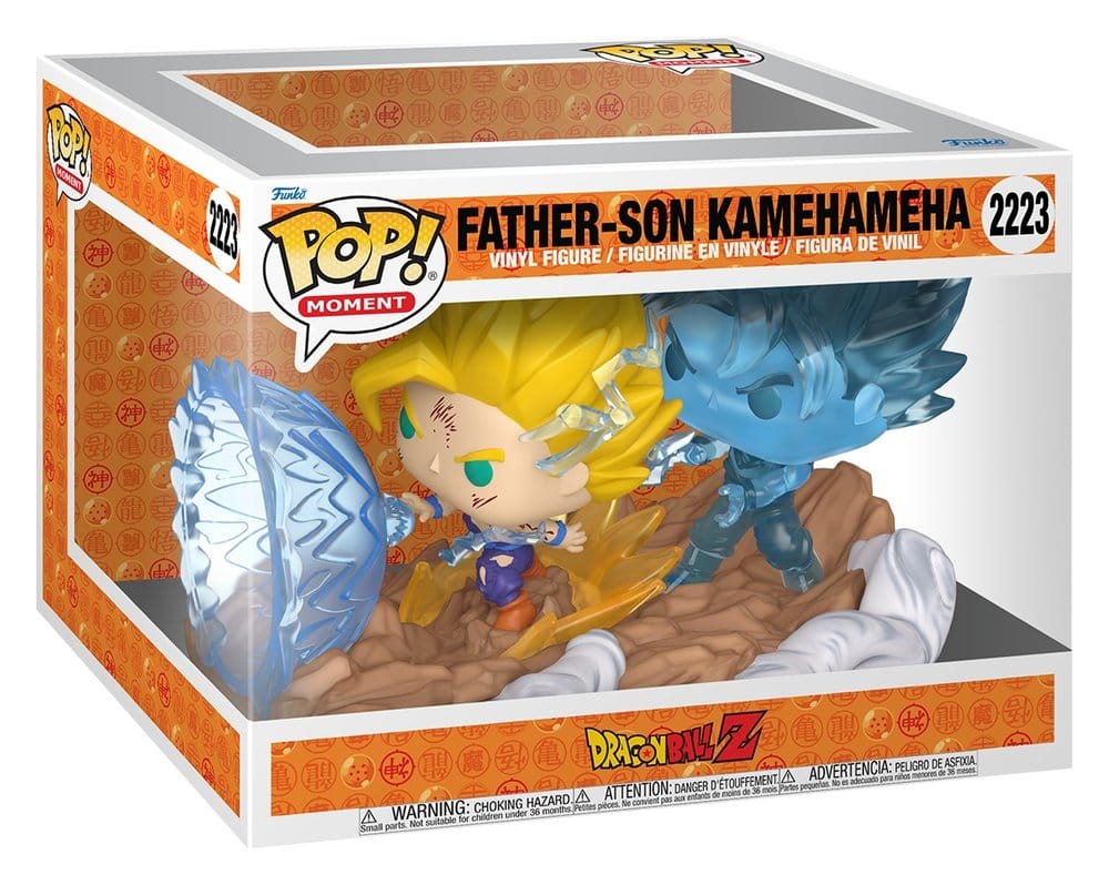 Dragon Ball Z POP Moments Vinyl Figures Father-Son Kamehameha 9 cm