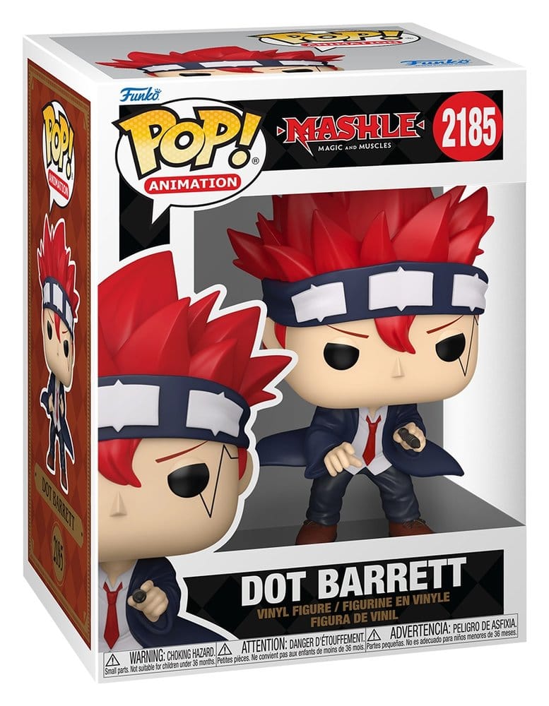 Mashle POP! Animation Vinyl Figures Dot Barrett 9 cm – Sealed Case of 6 (with Chase chance)