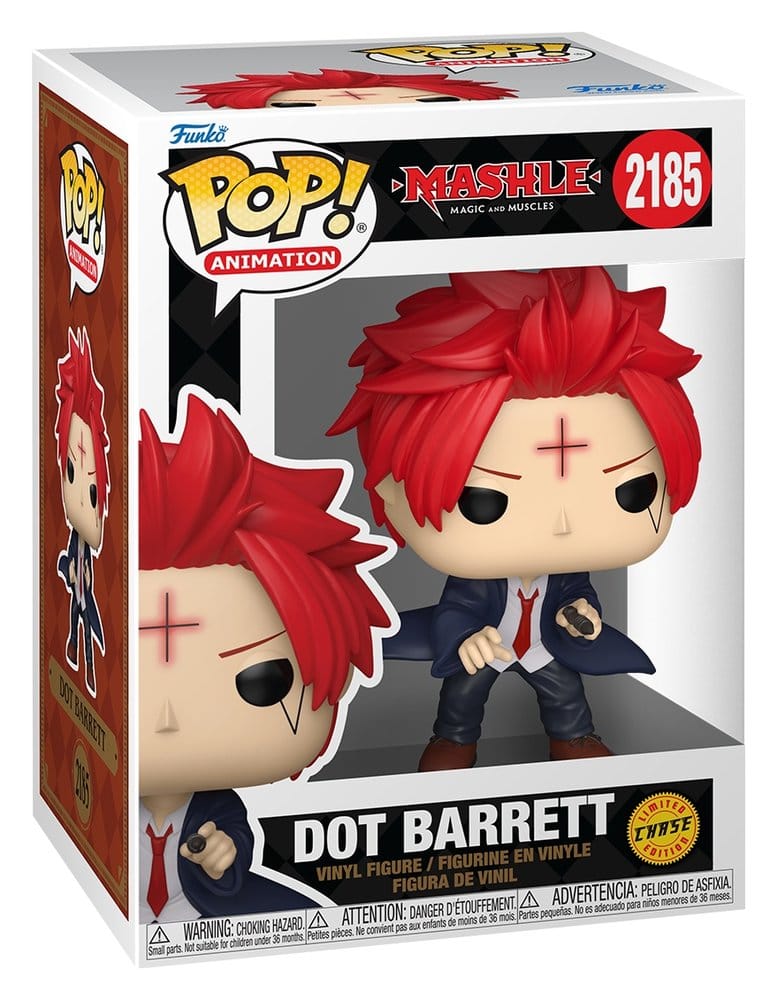 Mashle POP! Animation Vinyl Figures Dot Barrett 9 cm – Sealed Case of 6 (with Chase chance)