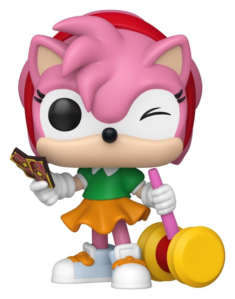 Sonic - The Hedgehog POP! Games Vinyl Figures Amy Rose with Piko Hammer 9 cm – Sealed Case of 6 (with Chase chance)