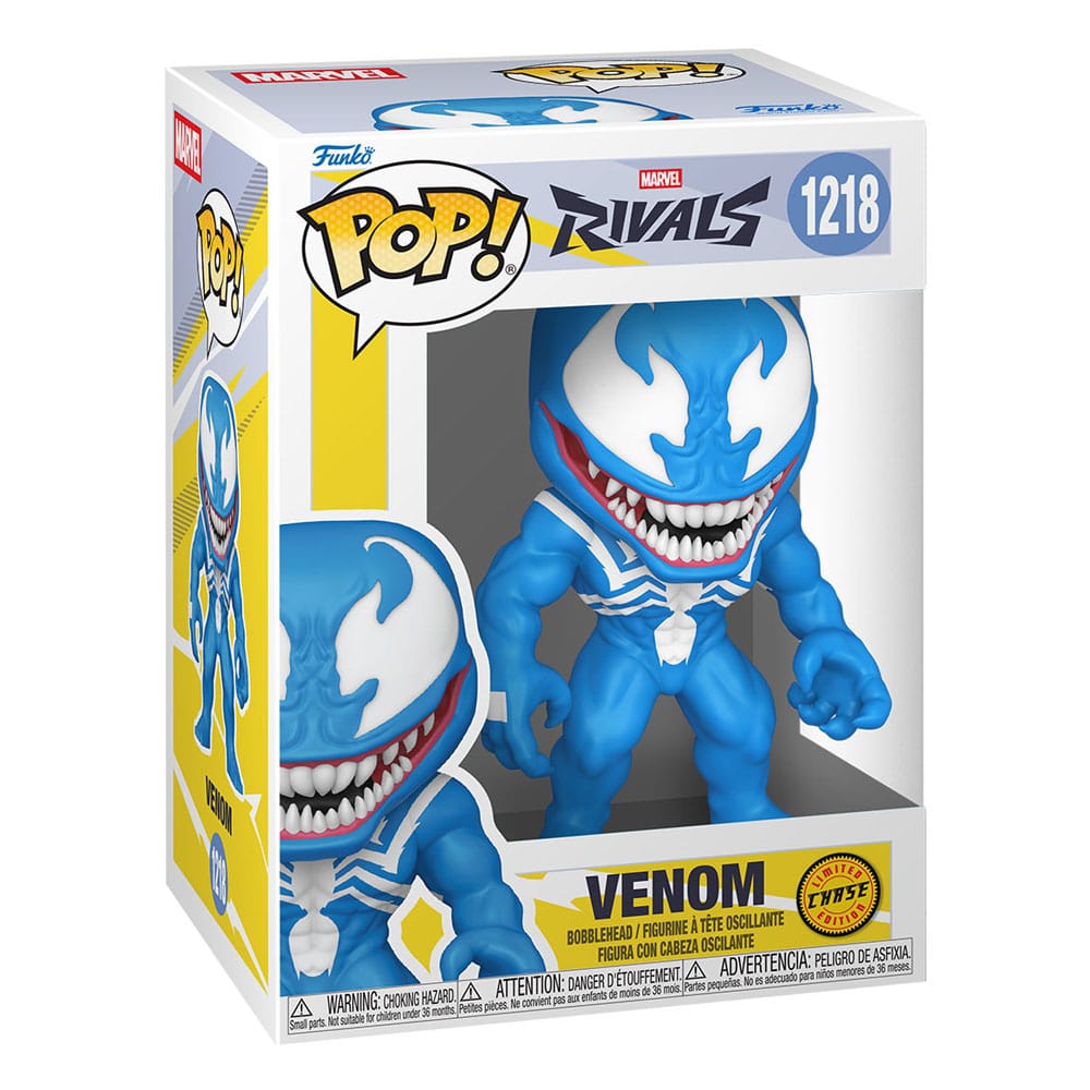 Marvel Rivals POP! Games Vinyl Figures Venom 9 cm – Sealed Case of 6 (with Chase chance)