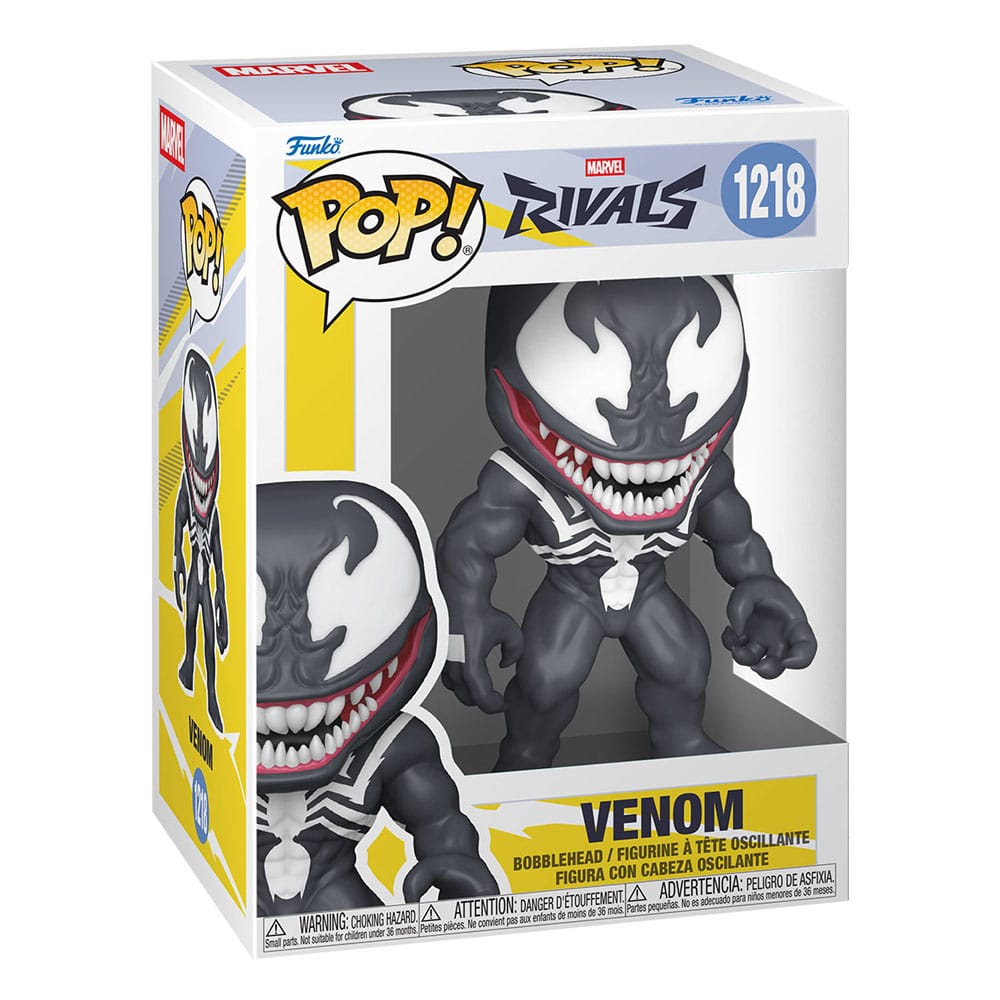 Marvel Rivals POP! Games Vinyl Figures Venom 9 cm – Sealed Case of 6 (with Chase chance)