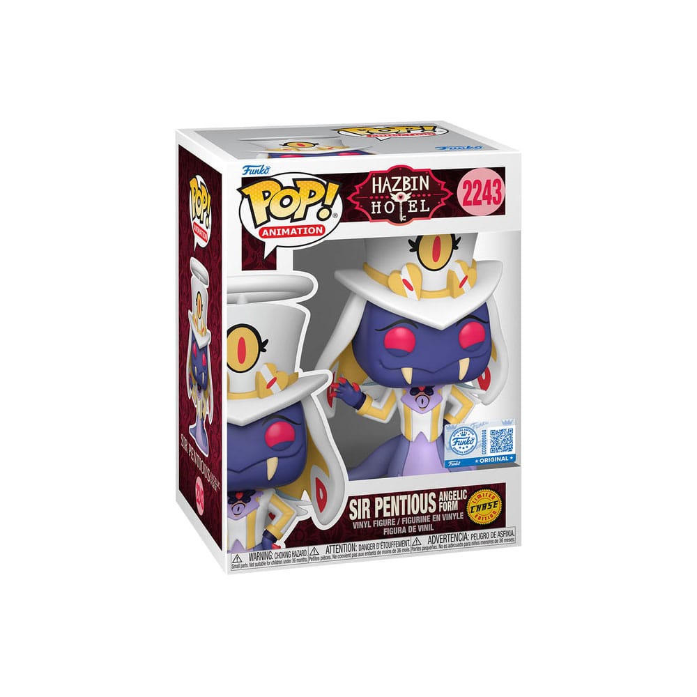 Hazbin Hotel POP! Animation Vinyl Figures Sir Pentious 9 cm – Sealed Case of 6 (with Chase chance)