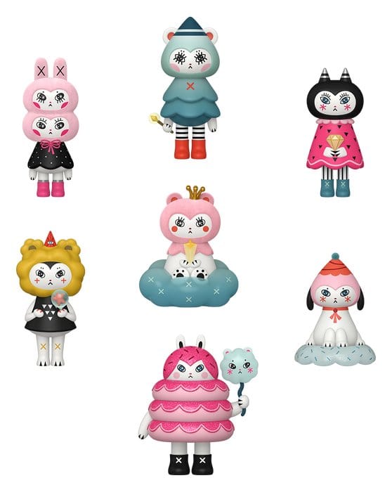 Funko-Legacy POP! PremBB Vinyl Figures Wonder Club PCQ 9 cm – Sealed Case of 6 (with Chase chance)
