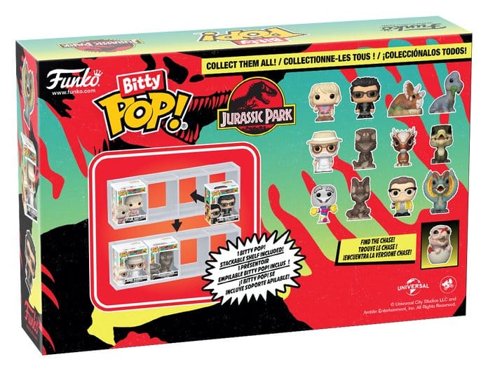 Jurassic Park Bitty POP! Vinyl Figure 4-Pack Mr. DNA 2,5 cm