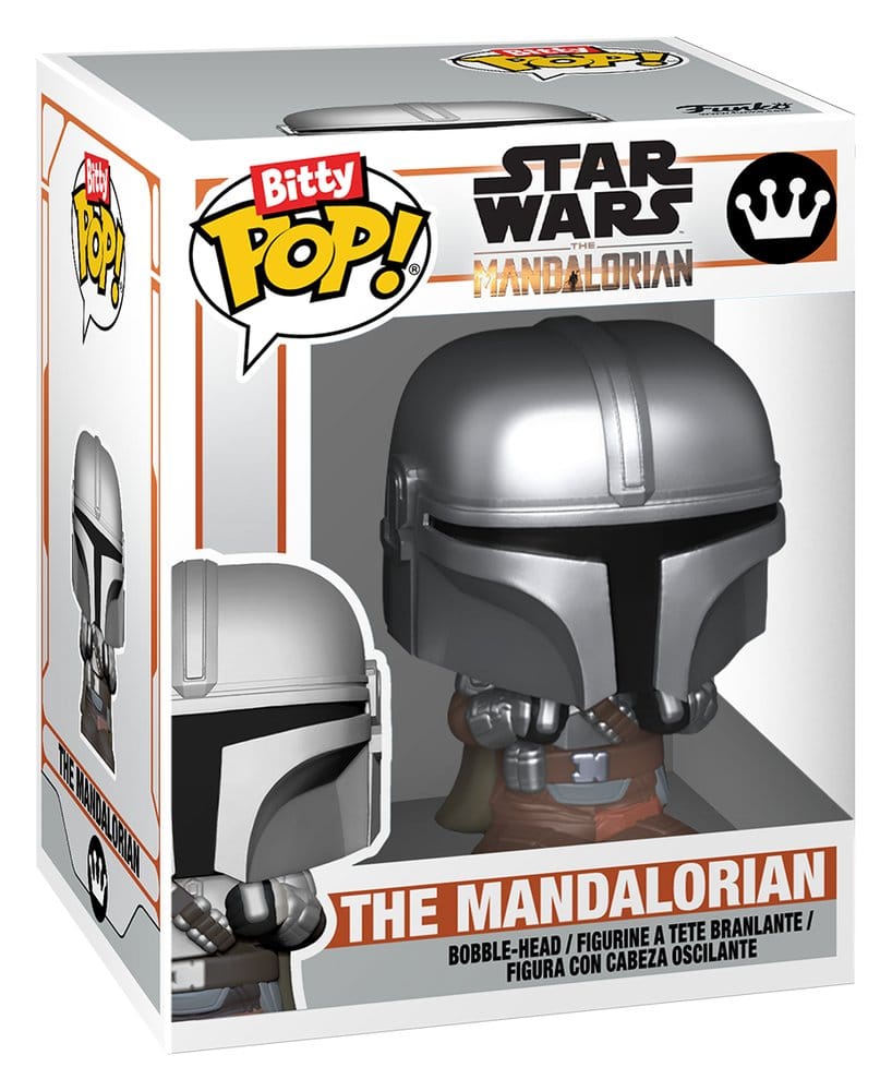 Star Wars Bitty POP! Ride Vinyl Figure N1 w/Mando 2,5 cm