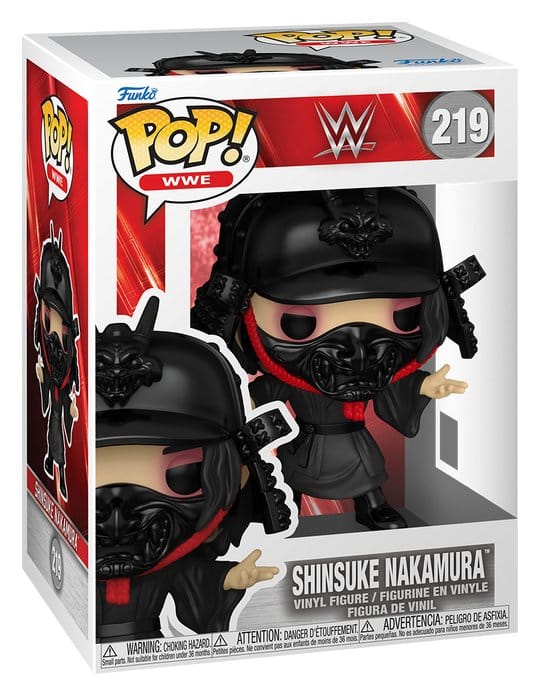 WWE POP! Vinyl Figures Shinsuke Nakamura 9 cm – Sealed Case of 6 (with Chase chance)