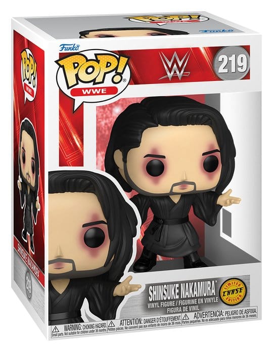 WWE POP! Vinyl Figures Shinsuke Nakamura 9 cm – Sealed Case of 6 (with Chase chance)