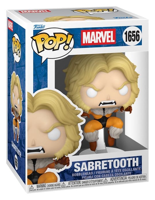 Marvel Weapon X Program POP! Vinyl Figure Sabertooth 9 cm
