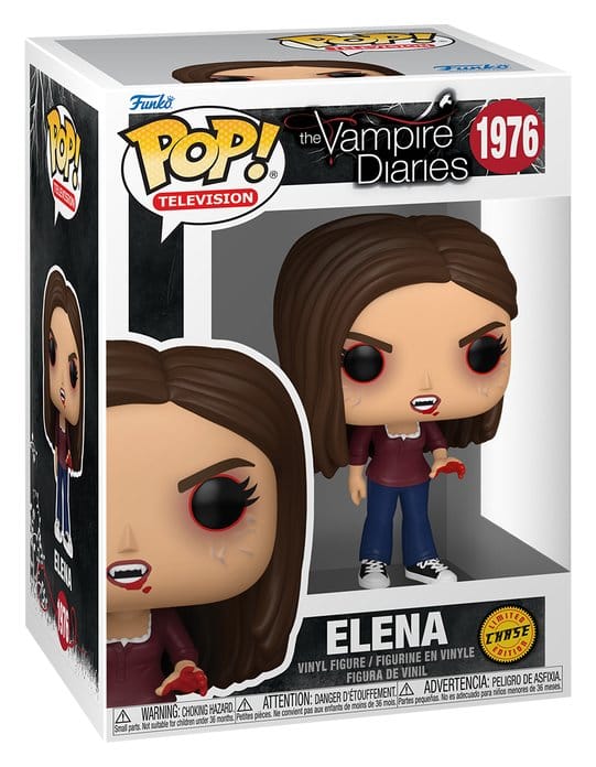 Vampire Diaries POP! Animation Vinyl Figures Elena 9 cm – Sealed Case of 6 (with Chase chance)