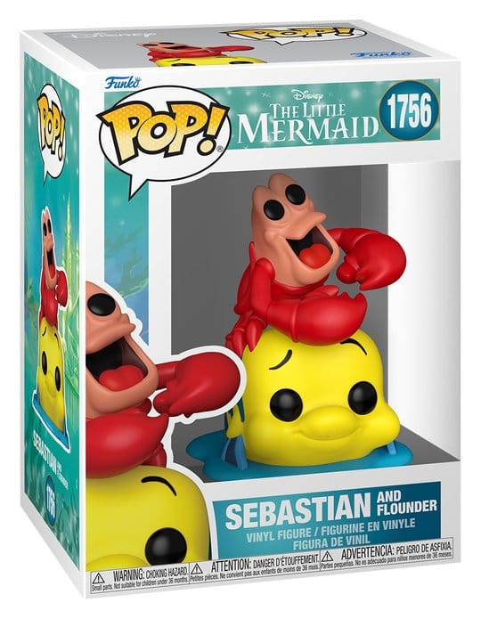 Disney POP! Vinyl Figure : TLM S3- Sebastian & Flounder 9 cm