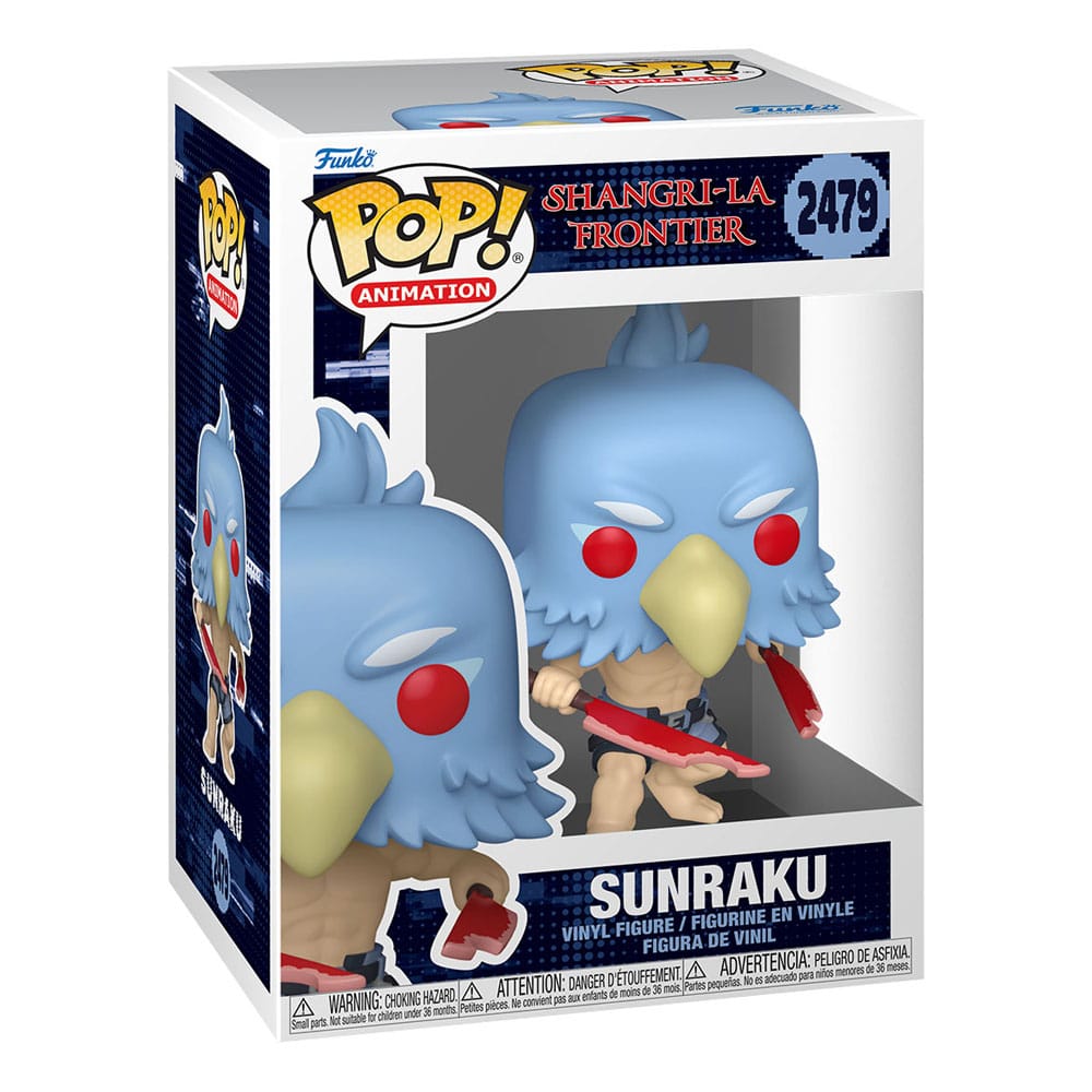 Shangri-La Frontier POP! Animation Vinyl Figures Sunraku 9 cm – Sealed Case of 6 (with Chase chance)