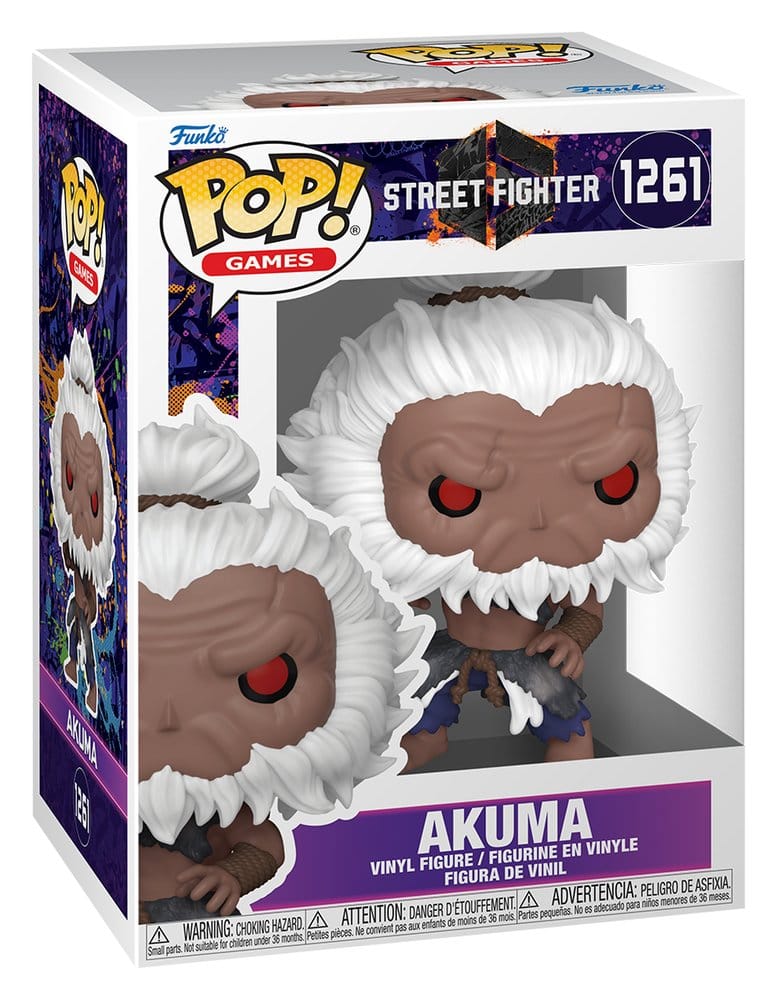 Street Fighter 6 POP! Animation Vinyl Figures Akuma 9 cm – Sealed Case of 6 (with Chase chance)