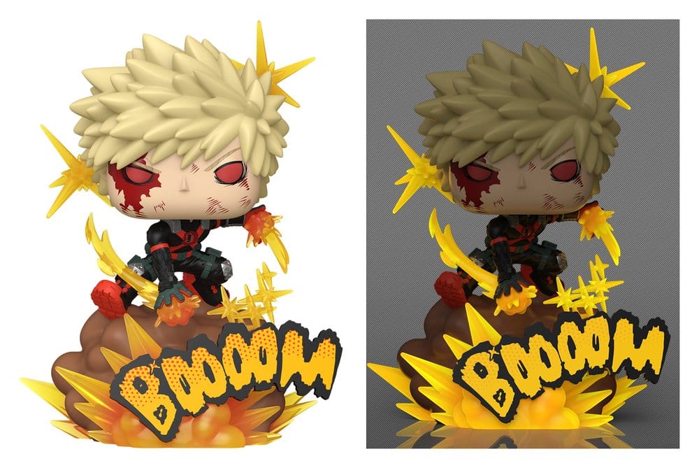 My Heo Academia POP! Deluxe Vinyl Figure Bakugo (GW) 9 cm – Sealed Case of 6 (Chase Guaranteed)