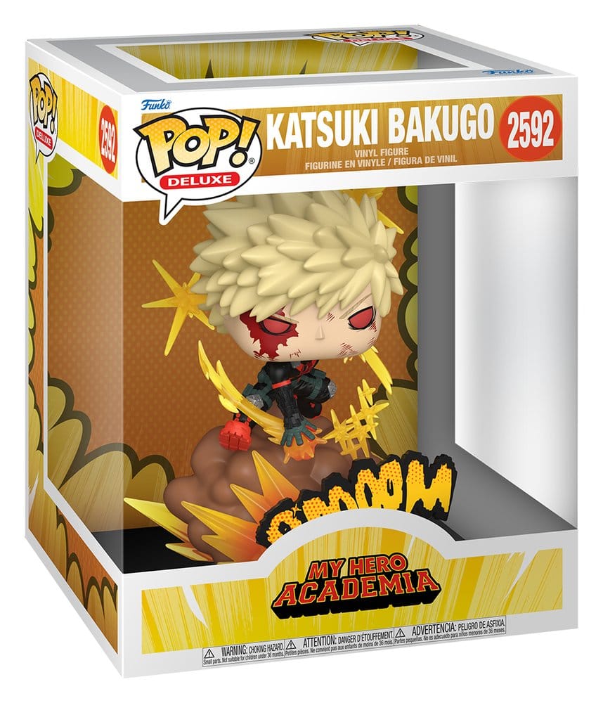 My Heo Academia POP! Deluxe Vinyl Figure Bakugo (GW) 9 cm – Sealed Case of 6 (Chase Guaranteed)