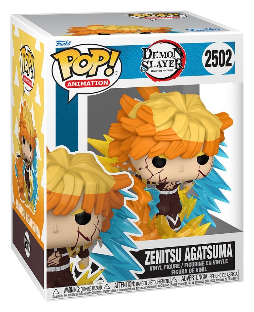 Demon Slayer: Kimetsu no Yaiba POP! Premium Vinyl Figure Zenitsu (Glow) 9 cm – Sealed Case of 3 (with Chase chance)