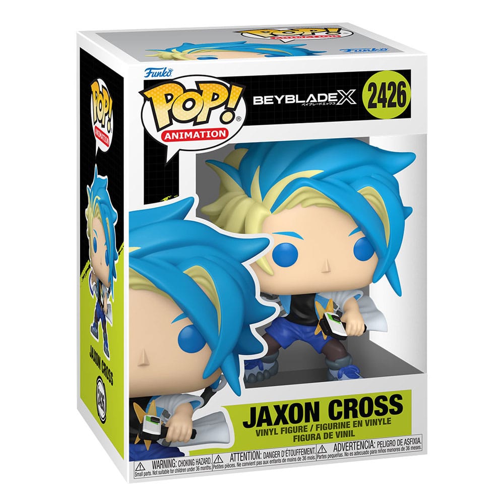 Beyblades POP! Animation Vinyl Figures Jaxon 9 cm – Sealed Case of 6 (with Chase chance)