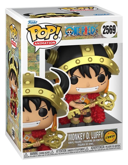 One Piece POP! Animation Vinyl Figures Luffy 9 cm – Sealed Case of 6 (with Chase chance)